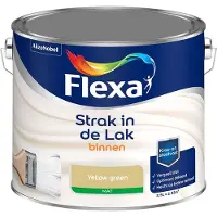 Flexa - Strak In De Lak Binnenlak Mat - Yellow Green - Mengverf - 2,5 L