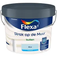 Flexa - Strak Op De Muur Buiten Zijdemat - Blue - Mengverf - 2,5 L