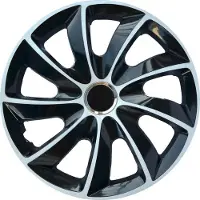 NRM - N-Power Wieldoppen 13" - Set van 4 stuks - Wit / Zwart