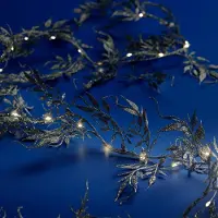 Lumineo Micro LED guirlande zilver - 150 cm lang met 30 LED's