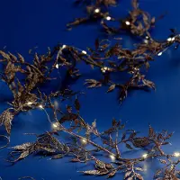 Lumineo Micro LED guirlande brons - 150 cm lang met 30 LED's