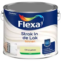 Flexa - Strak In De Lak Binnenlak Mat - Citrus Yellow - Mengverf - 2,5 L