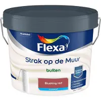 Flexa - Strak Op De Muur Buiten Zijdemat - Blushing Red - Mengverf - 2,5 L