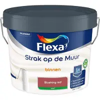 Flexa - Strak Op De Muur Binnen Mat - Blushing Red - Mengverf - 2,5 L
