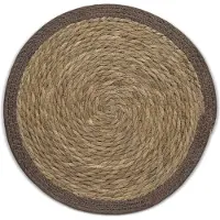 kela Placemat, Bruin, 38 cm, Raffia - | Trava