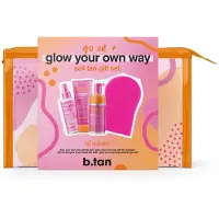B.tan - Glow Your Own Way - Self Tan Zelf Bruiningsgeschenkset - 4 Delig