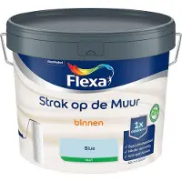 Flexa - Strak Op De Muur Binnen Mat - Blue - Mengverf - 10 L