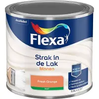 Flexa - Strak In De Lak Binnenlak Mat - Fresh Orange - Mengverf - 500 Ml