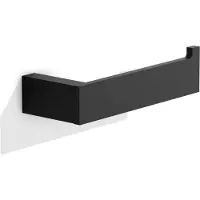 DECOR WALTHER WC Rolhouder Contract TPH1 Single Black Matt