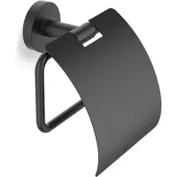 DECOR WALTHER WC Rolhouder Basic Klep Mat Zwart