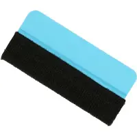 Wicotex Aandrukspatel - blauw - kunststof - 10 x 3,5 cm - rakel voor raamfolie - ca. 10 cm - Decoratiefolie gladstrijken