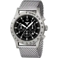 KHS - .PLASSC.MS - Polshorloge - Heren - Solar - PLATOON Steel Solar Chronograph