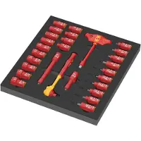 Wera 9726 05150116001 Dopsleutelinzetset 3/8 28-delig