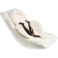 Melia 3-punts babyschaal schaap plus 0-9 maand wit
