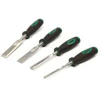 BRÜDER MANNESMANN Houtsteekbeitelset 4 dlg (Hobby) - 66100