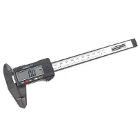 Mannesmann Digitale schuifmaat carbon 150 mm (Hobby) - 82520