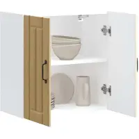 vidaXL Keukenbovenkast Lucca bewerkt hout sonoma eikenkleurig