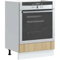 vidaXL Ovenkast Lucca bewerkt hout sonoma eikenkleurig