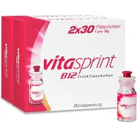 Haleon Vitasprint B12 drinkflacons met vitamine B12 voor meer energie, 60 drinkflacons