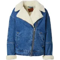 Levi's Tussenjas crème / blauw denim