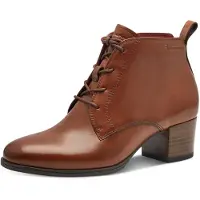 Tamaris Veterlaarsjes cognac