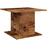 vidaXL Salontafel 55,5x55,5x40 cm bewerkt hout oud houtkleurig