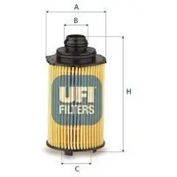 Ufi 25.276.00 Oliefilter