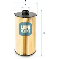 Ufi Oliefilter 25.102.00