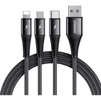 JOYROOM Multi Lightning Naar USB-A & USB-C Kabel 1,2 Meter