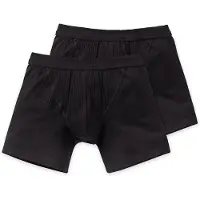 Schiesser Autentic Heren Boxershort - 2 pack - Zwart - Maat L