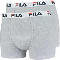 FILA Boxershorts grijs gemêleerd / rood / zwart / wit