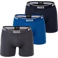 BOSS Boxershort met logo in band in een set van 3 stuks, model 'Power'