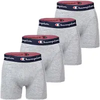 Champion Boxershorts navy / lichtgrijs / bloedrood / wit