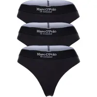 Marc O'Polo String 'Essentials' zwart / wit