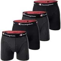 Champion Boxershorts grijs / rood / zwart / wit
