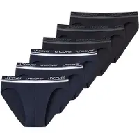 Schiesser Slip navy / grijs / zwart / wit