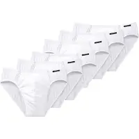 Schiesser Slip zwart / wit