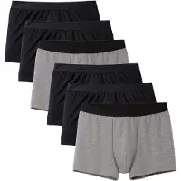 Calida Boxershorts 'Natural Benefit' grijs / zwart