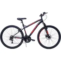 HUFFY Extent 27.5 inch Heren Mountainbike - Zwart - 18 Versnellingen Shimano - Zwart