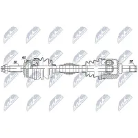 NTY NPW-HY-593 Aandrijfas