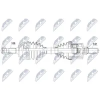 NTY NPW-PE-059 Aandrijfas