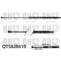 Quinton Hazell QTS828610 Gasveer achterklep