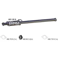 ERNST 651059 Uitlaat middendemper