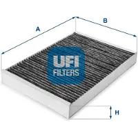 Ufi 54.101.00 Interieurfilter