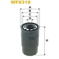 WIX FILTERS WF8318 Brandstoffilter