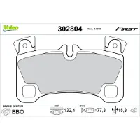 Valeo 302804 Remblokken
