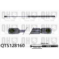 Quinton Hazell QTS128160 Gasveer achterklep