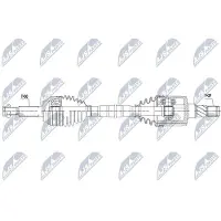 NTY NPW-CH-078 Aandrijfas