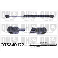 Quinton Hazell QTS840122 Gasveer achterklep