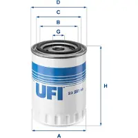 Ufi 23.281.00 Oliefilter
